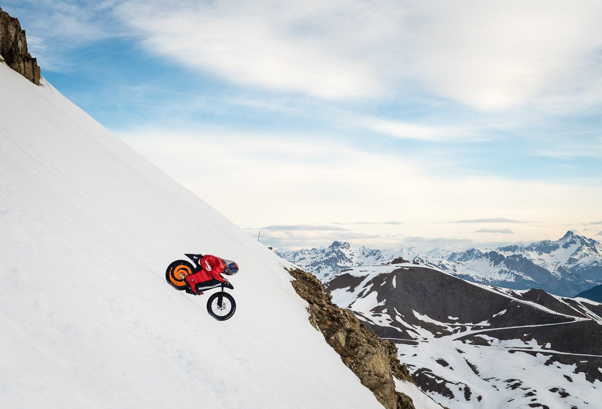 Going 141 mph on a mountain bike down a ski slope