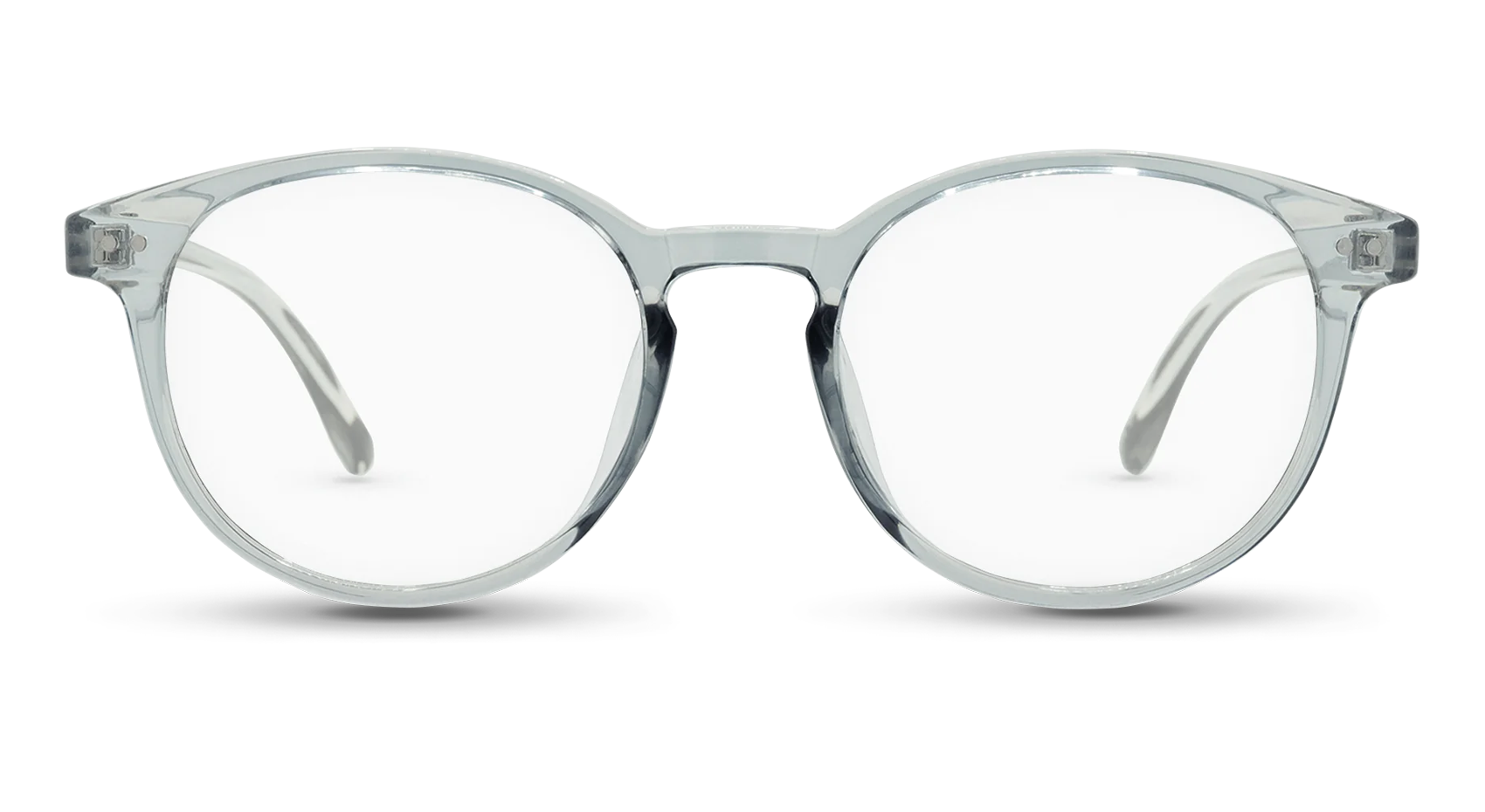 Clear grey glasses sales