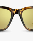 Brown Tortoise Frame - Gold Lens