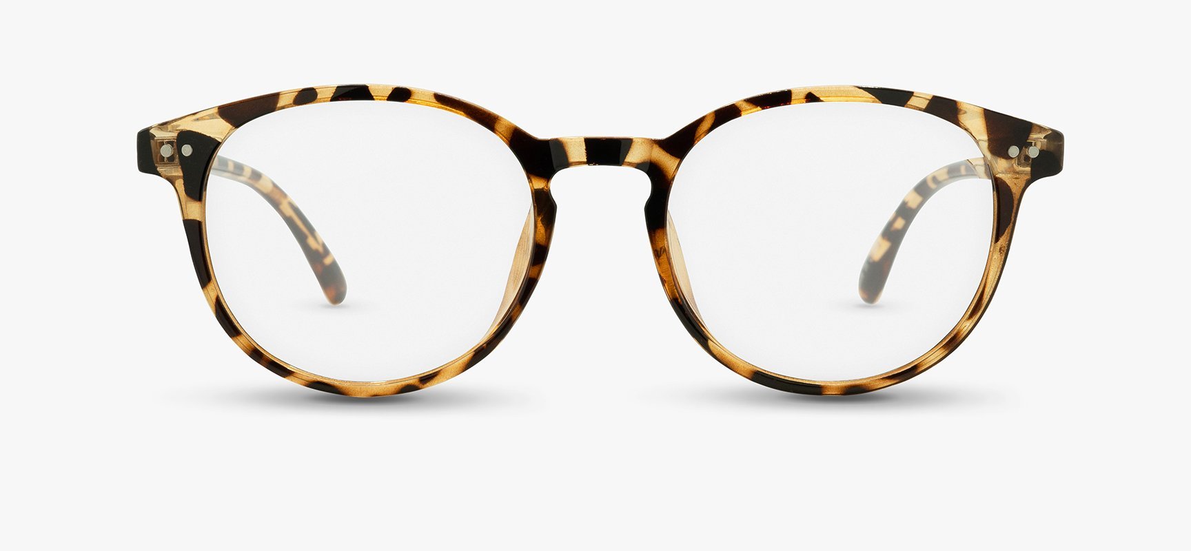 Brown Tortoise Round Frame