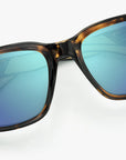 Brown Tortoise Frame - Blue Lens