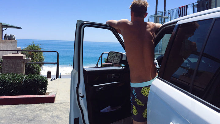Rad board shorts that go with our shades