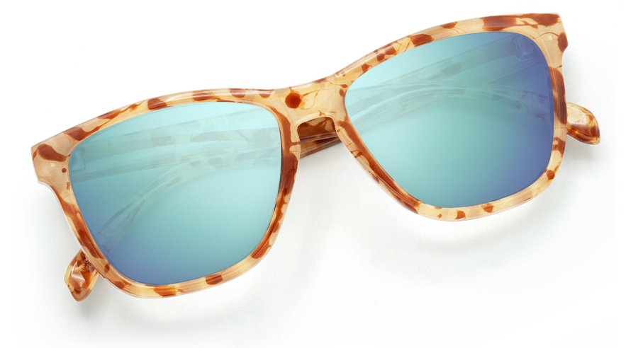 Fire Tortoise Frame - Blue Lens