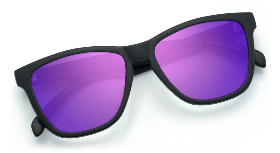Black Frame - Purple Lens