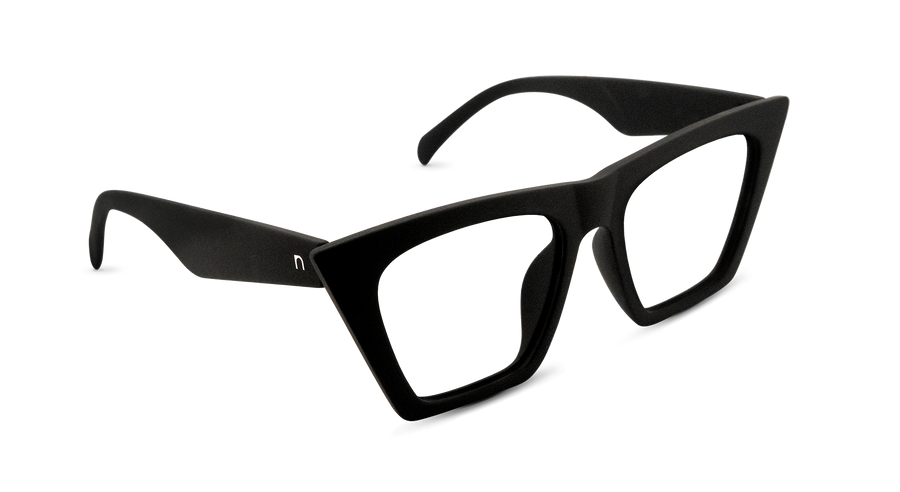 Soft Touch Black Frame - Smoke Lens