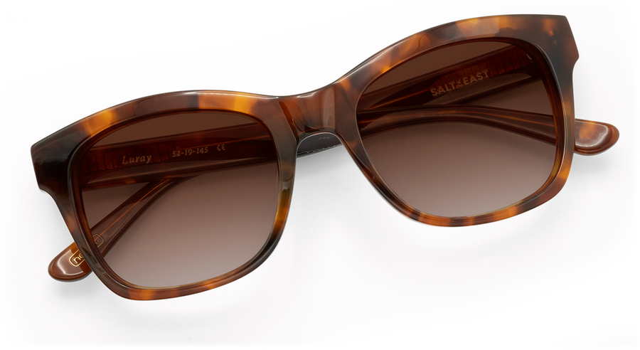 Amber Tortoise Frame - Gradient Amber Lens