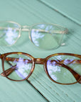 Quincy Blue Light Blockers in honey tortoise 