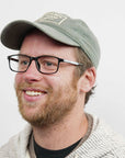Raleigh Blue Light Blockers in black, lifestyle photo 