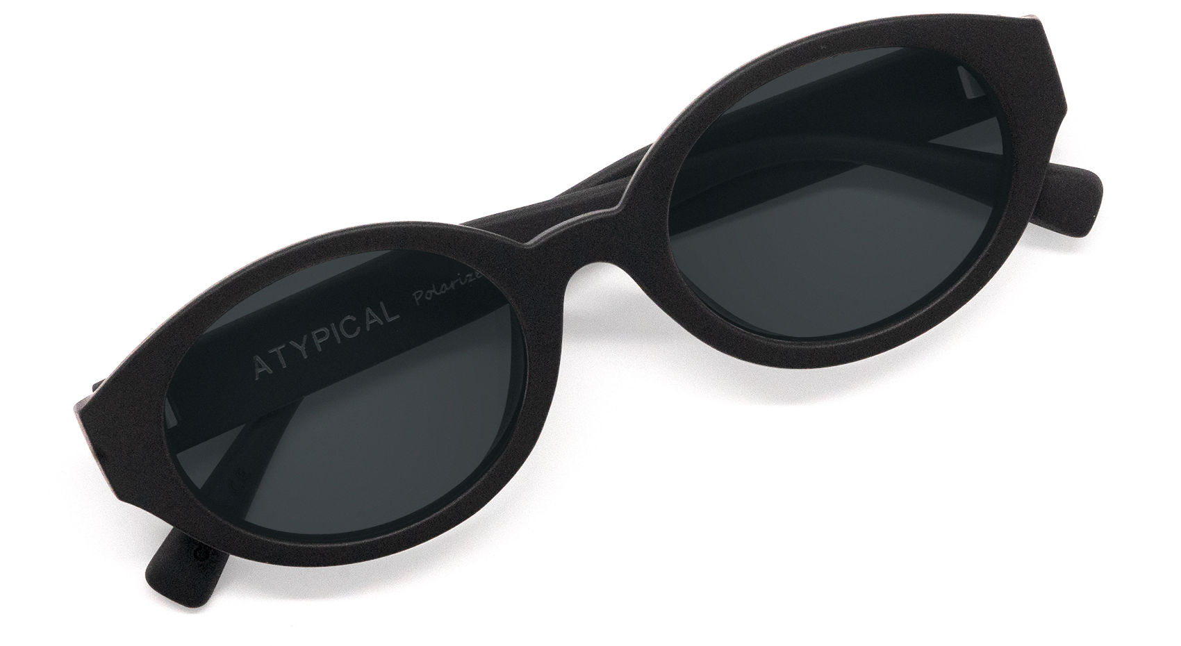 White frame sales black lens sunglasses
