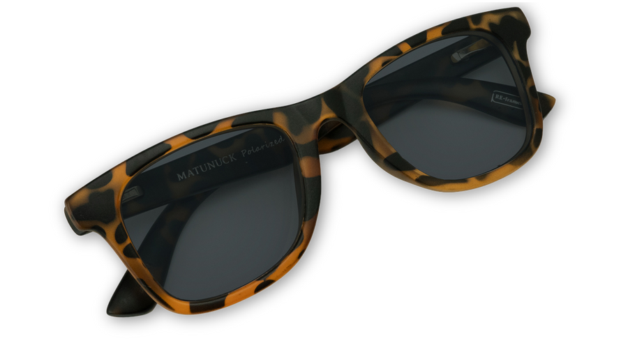 Matte Tortoise Frame - Black Lens