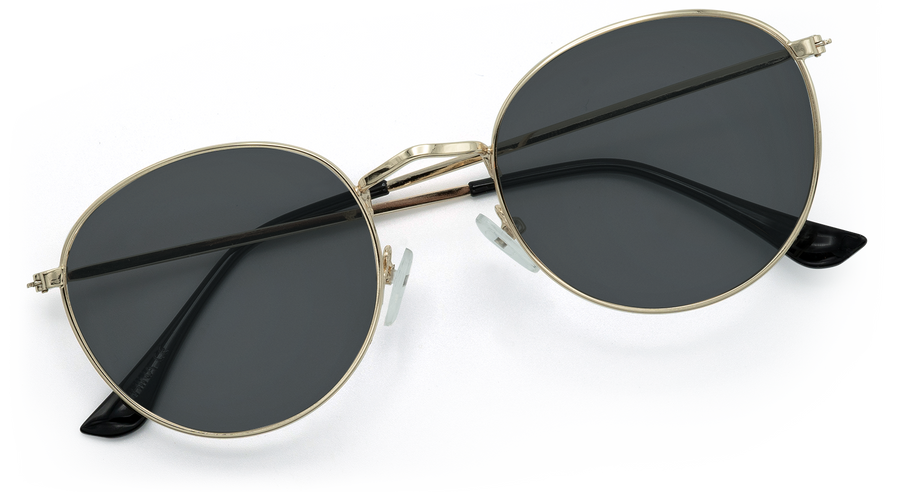 Gold Metal - Black Lens