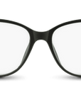 New Haven Blue Light Blockers in black, front view 