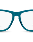 Seaport Blue Light Blockers in transparent blue, front view 
