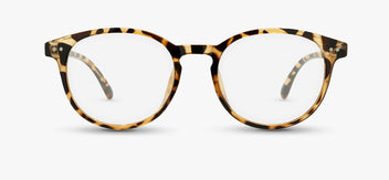 Brown Tortoise Round Frame