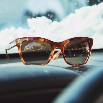 Luray Amber Tortoise Frame - Gradient Amber Lens